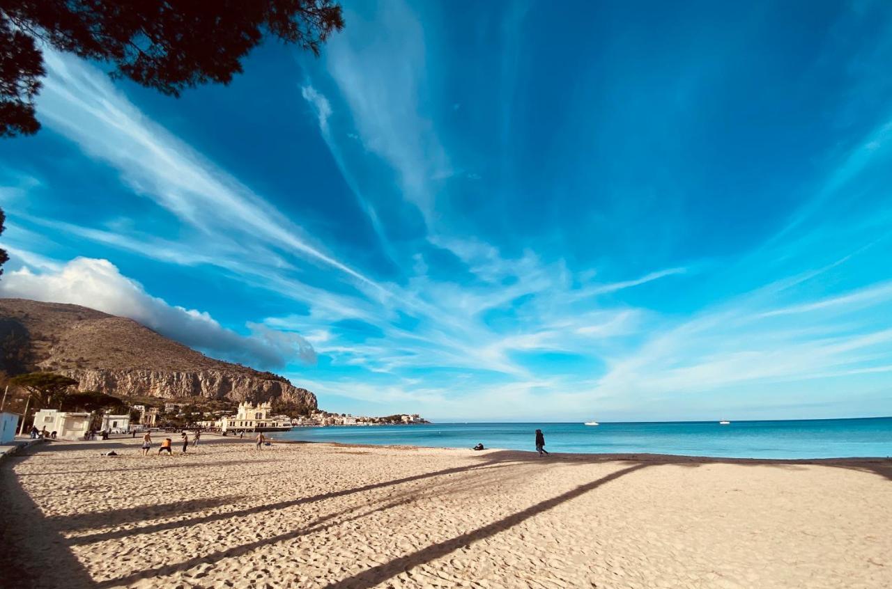 Mondello Beach The House With Green Lawns Villa Ngoại thất bức ảnh